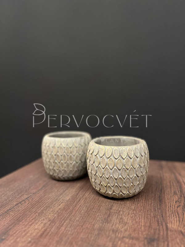 Кашпо бетонное "Для суккулента" d 9.5 см