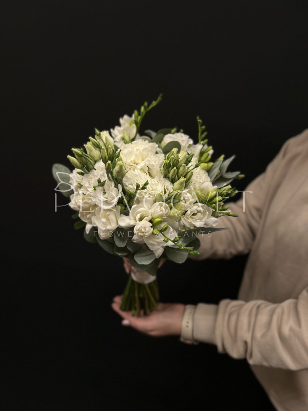 Букет невесты #46 георгин и фрезия