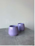 Кашпо керамическое Фиолетовое d 6.5 см