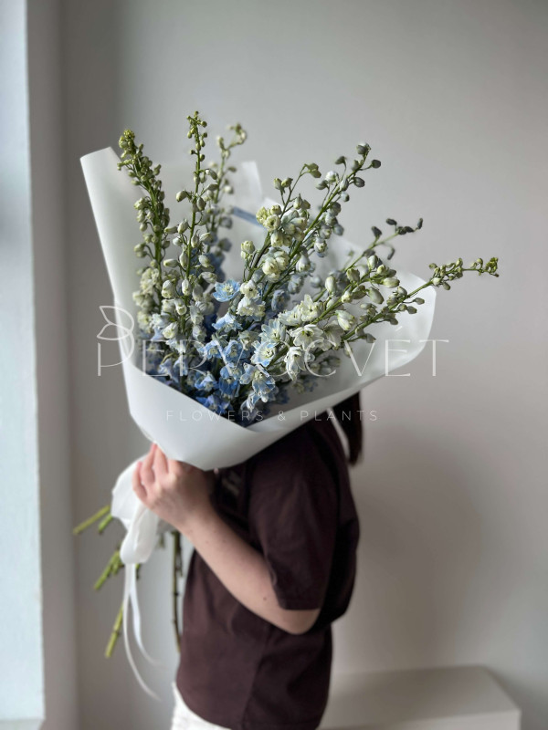 Букет #606 из дельфиниумов