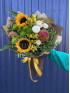 Букет #91 с подсолнухом